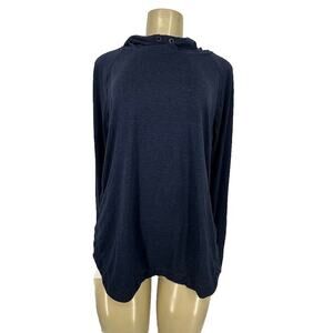 Athleta Uptempo Hoodie Sweatshirt Women M Long Sleeve Thumbholes Active 44-17